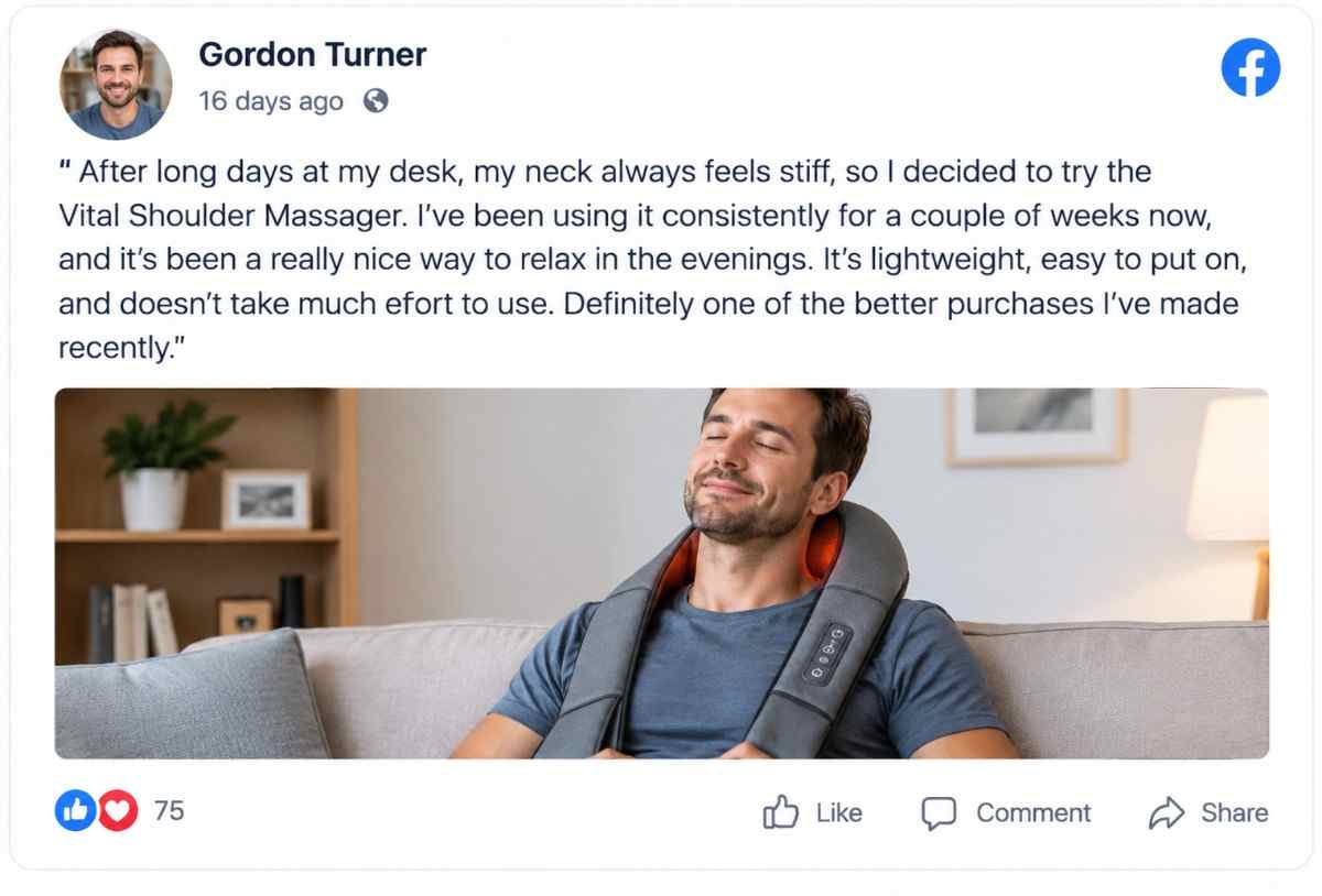Vital Shoulder Massager Facebook