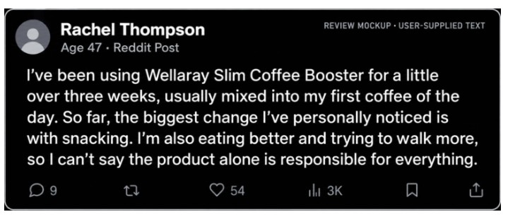 Wellaray Slim Coffee Booster Reviews