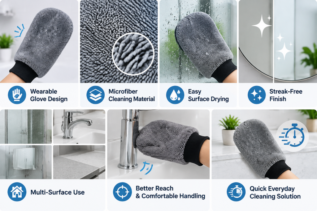 glovelt microfiber cloth features