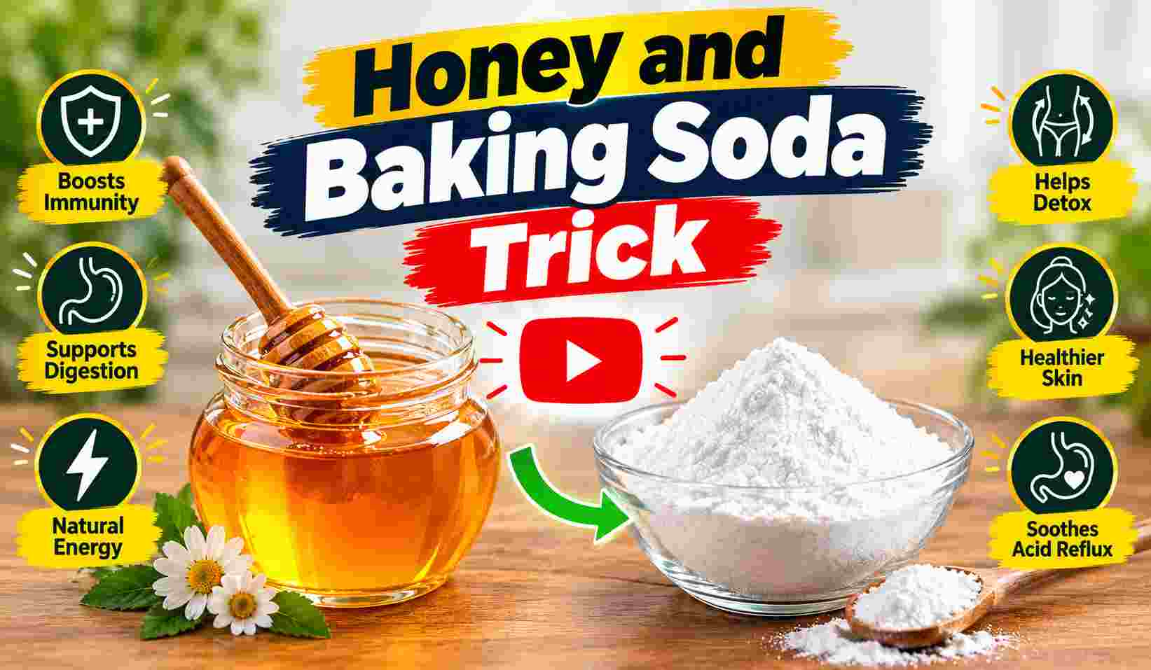 Honey and Baking Soda Trick