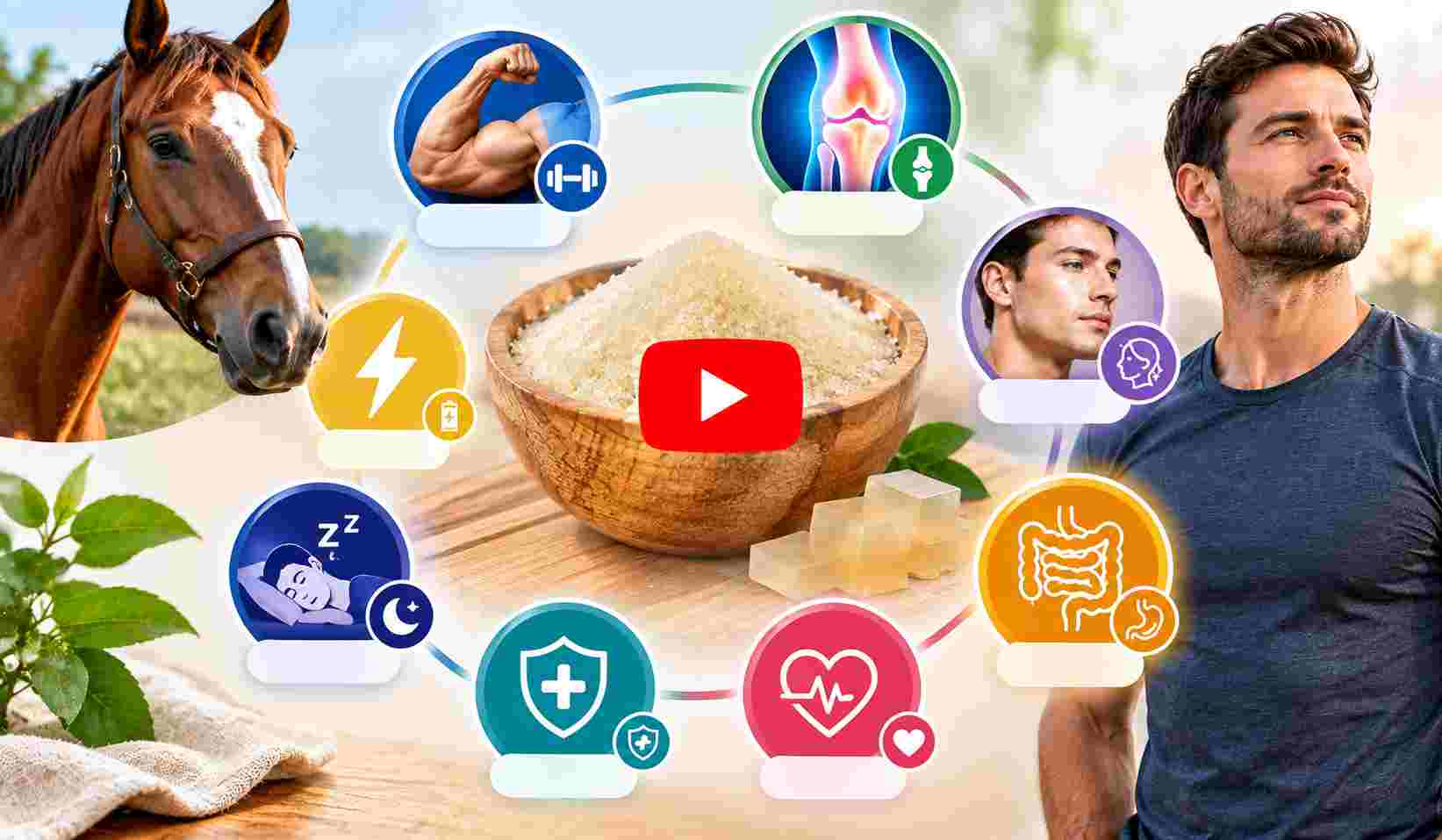 7 Horse Gelatin for Men Benefits