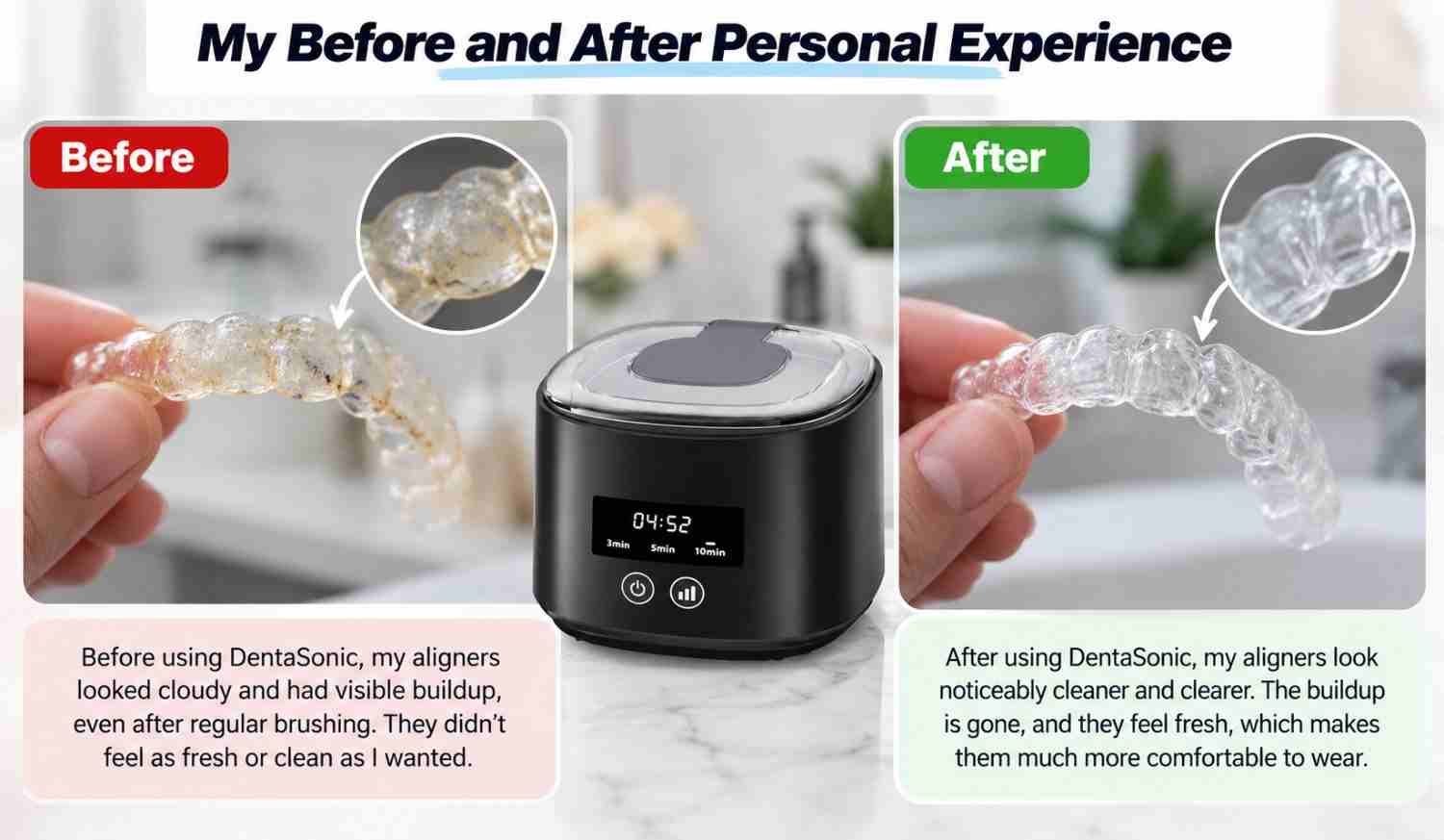 DentaSonic before and after