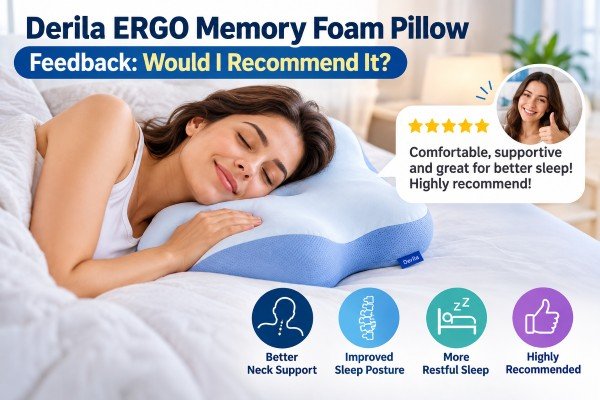 Derila ERGO Memory Foam Pillow Feedback
