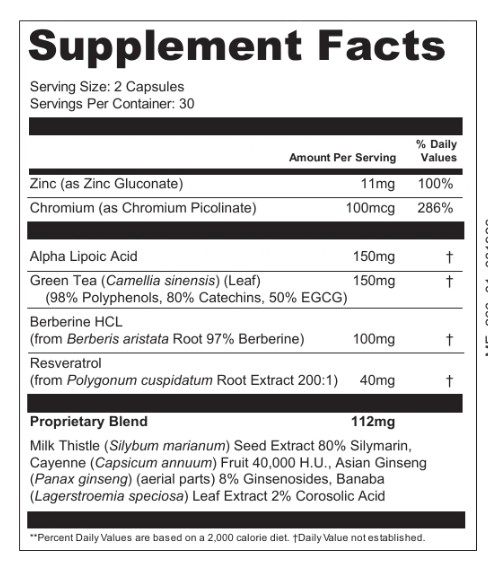 FIMAVYN Supplement Facts