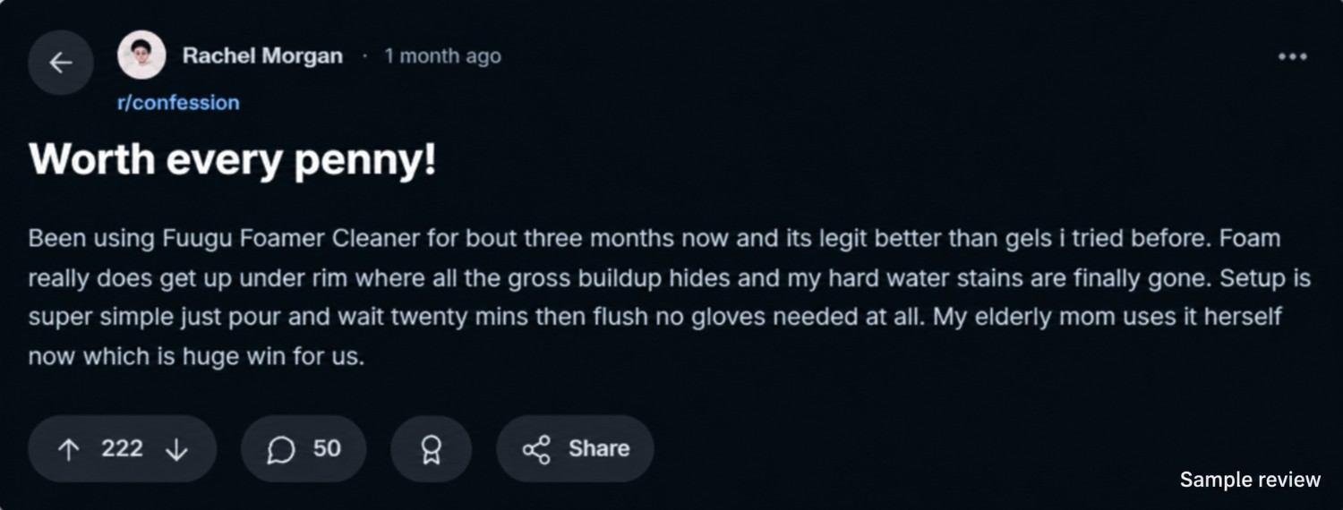 Fuugu Toilet Cleaner Review