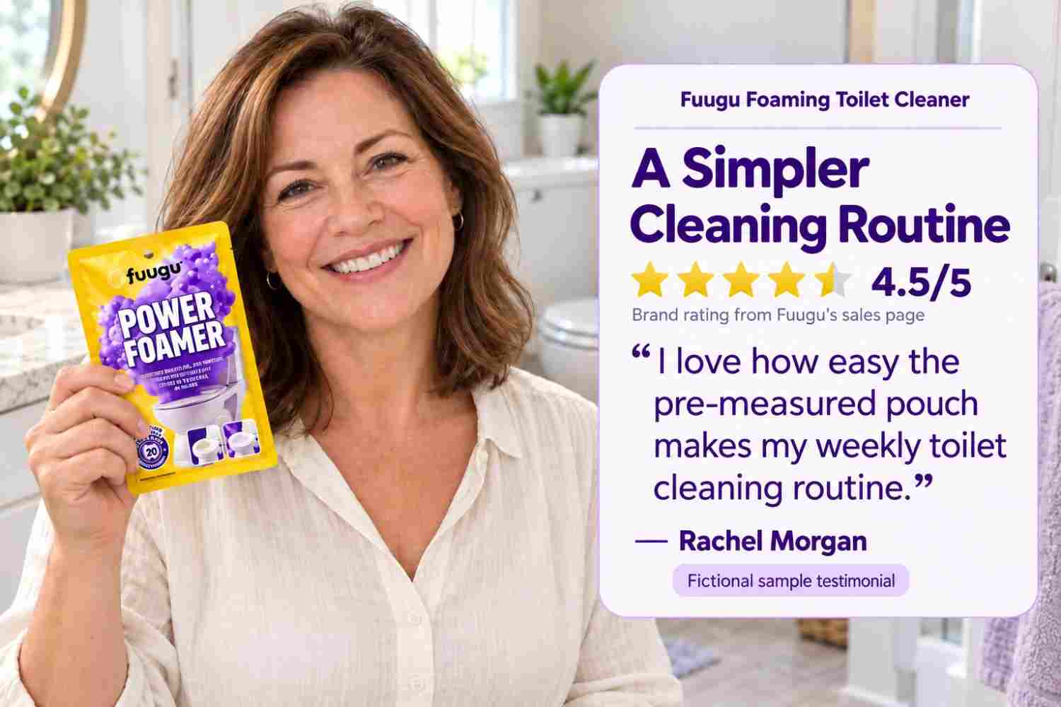 Fuugu Toilet Cleaner testimonial