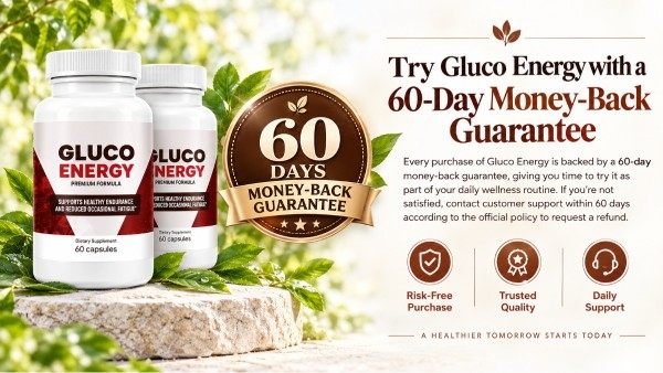 Gluco Energy money back guarantee
