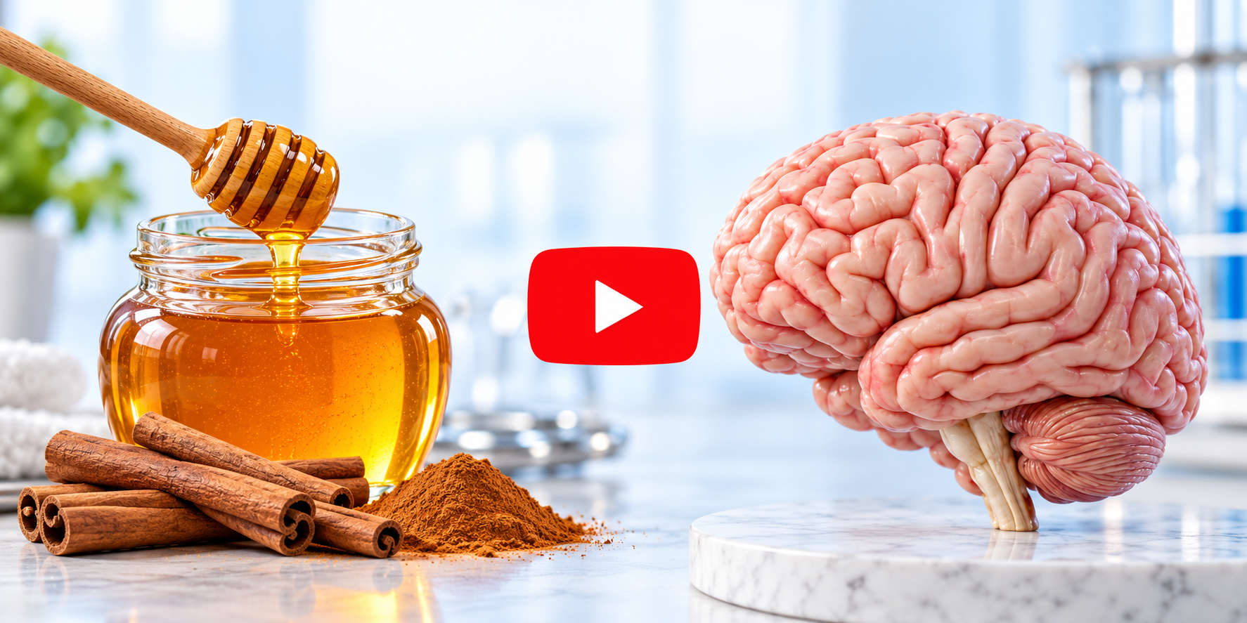 Honey, cinnamon, and brain model