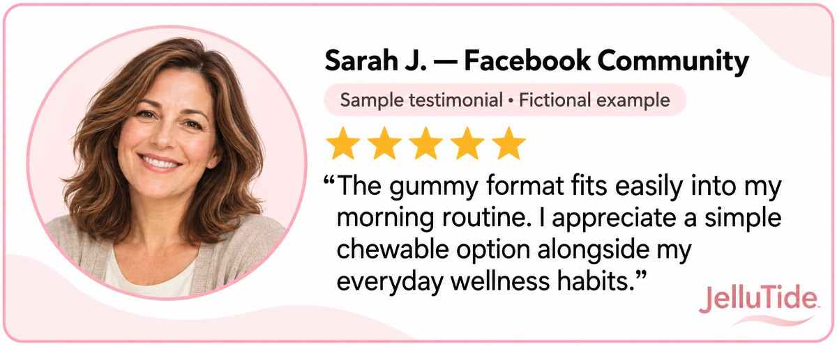 JelluTide Morning Routine Testimonial-50kb