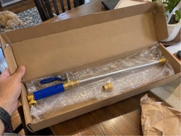 JetStrike Water Hose open box