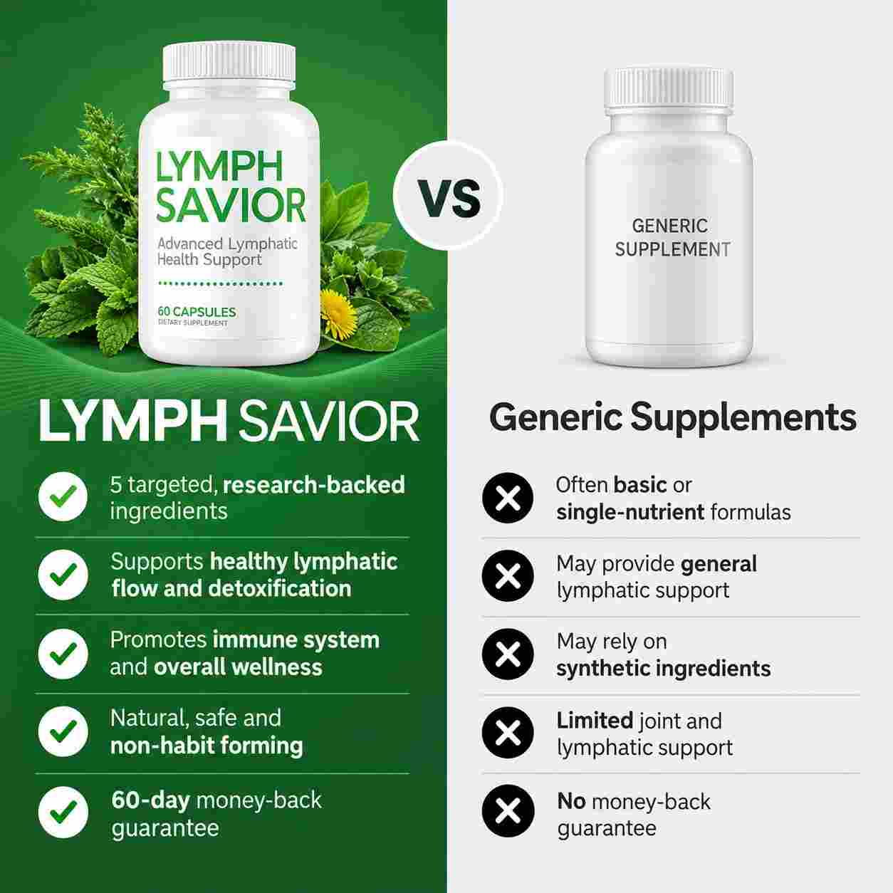 Lymph Savior vs