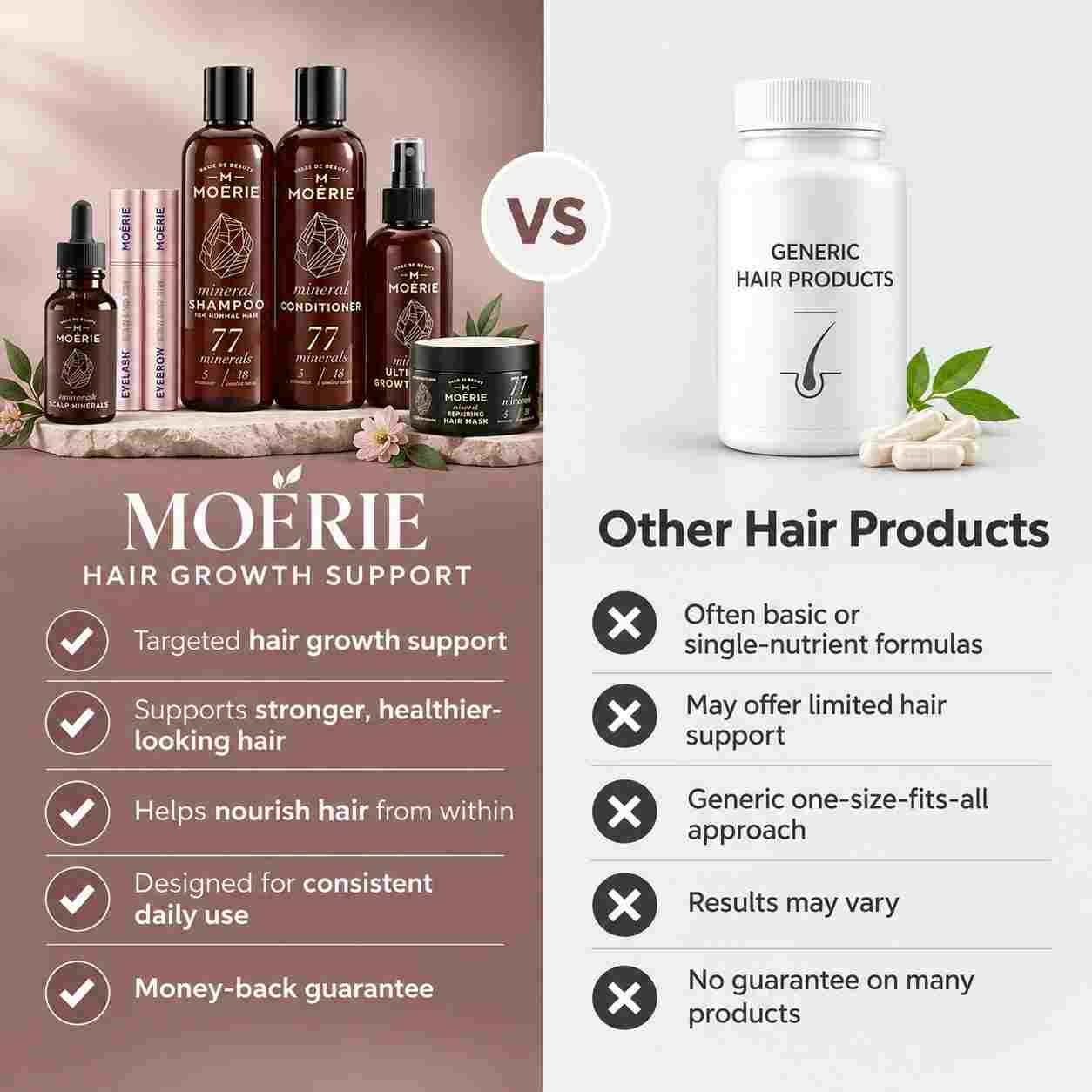 Morie Vs Other Hair Product