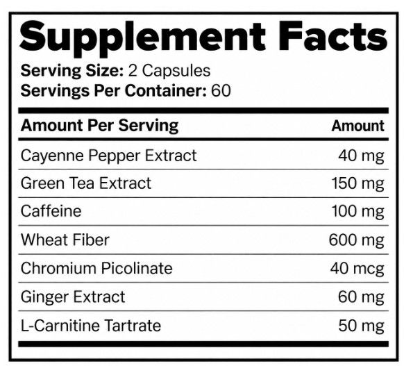 Osanix Supplement Facts