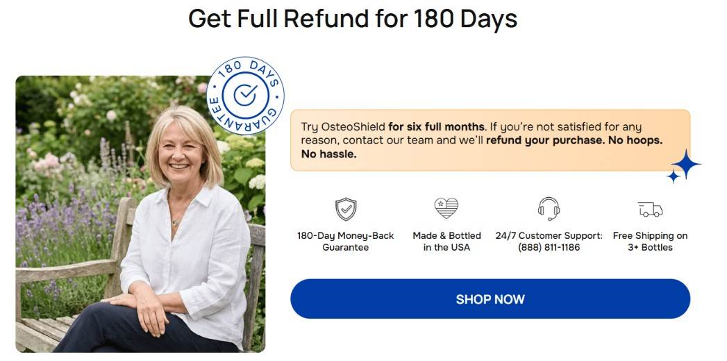 Osteo Shield Money Back