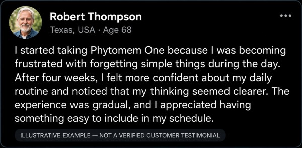 Phytomem One customer 1