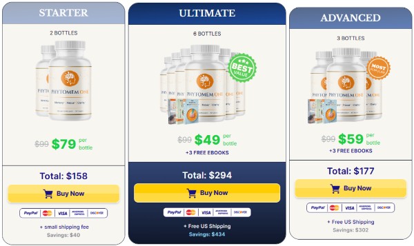 Phytomem One prices