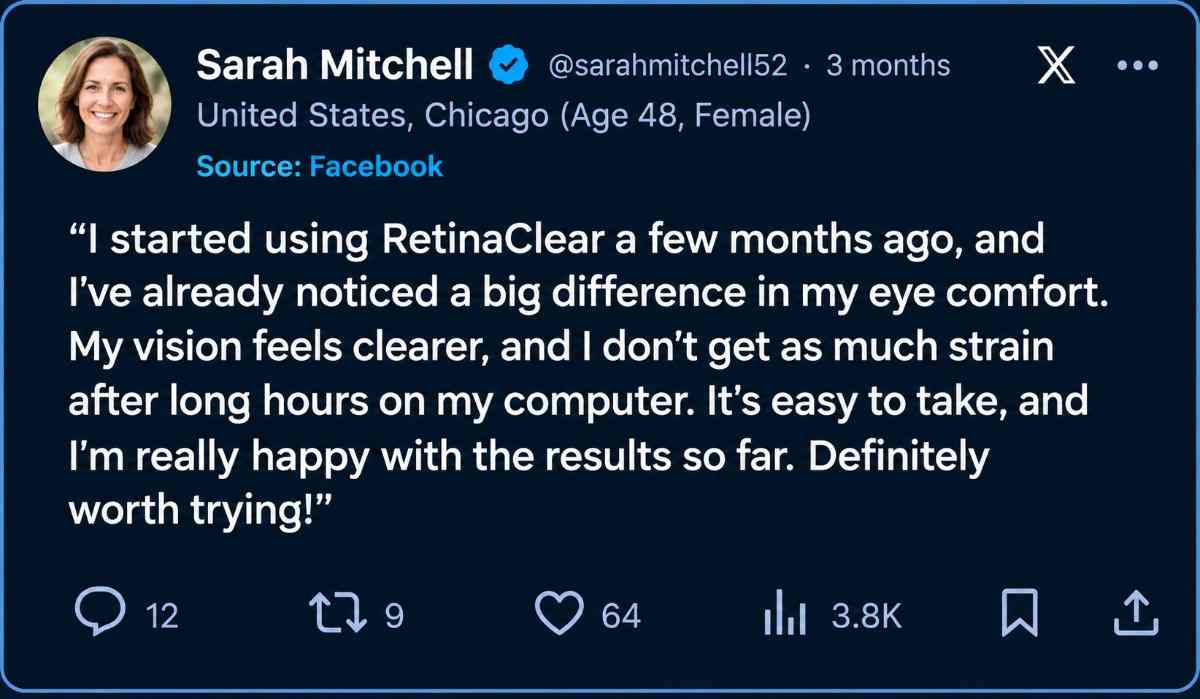 Retina Clear customer reviews 1