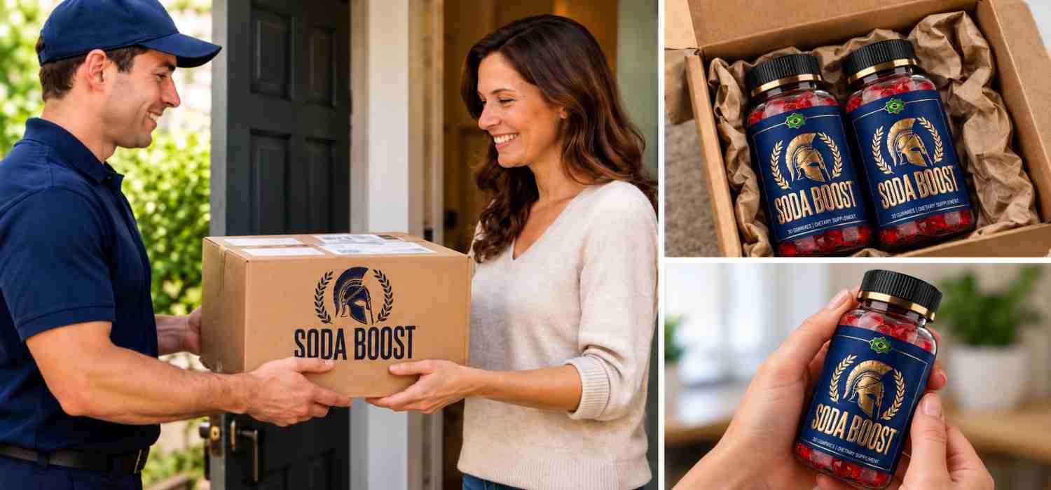 Soda Boost delivery and unboxing