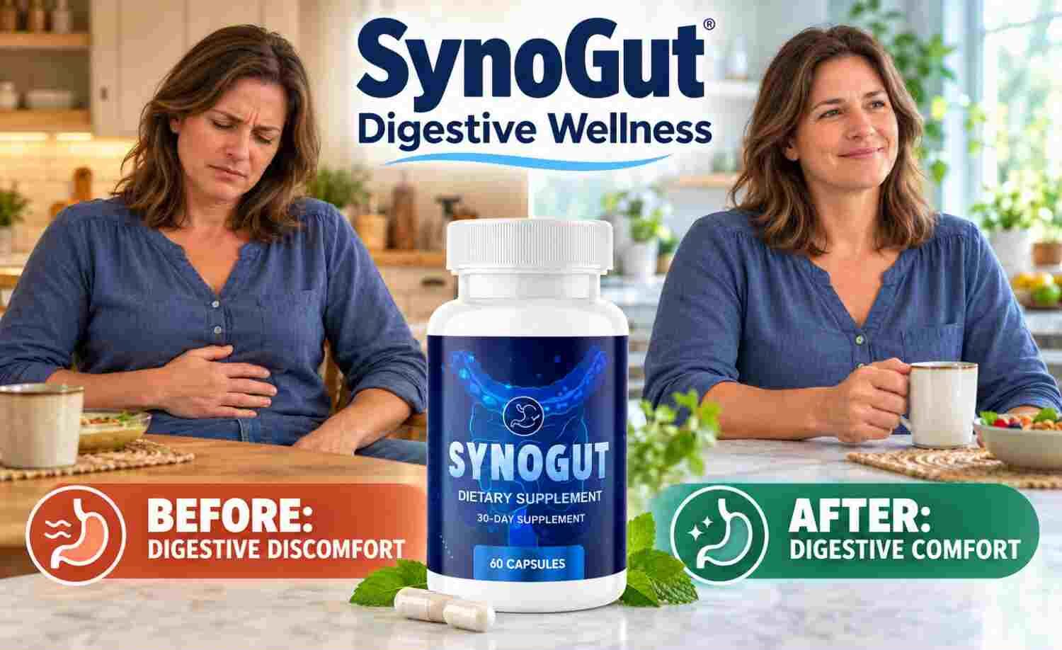 SynoGut discomfort to comfort