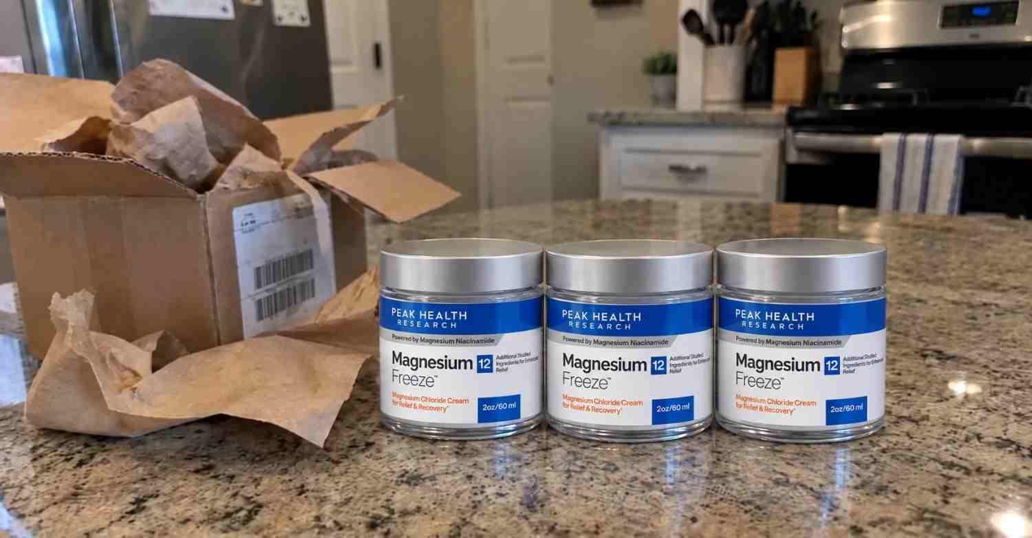 Three Magnesium Freeze jars