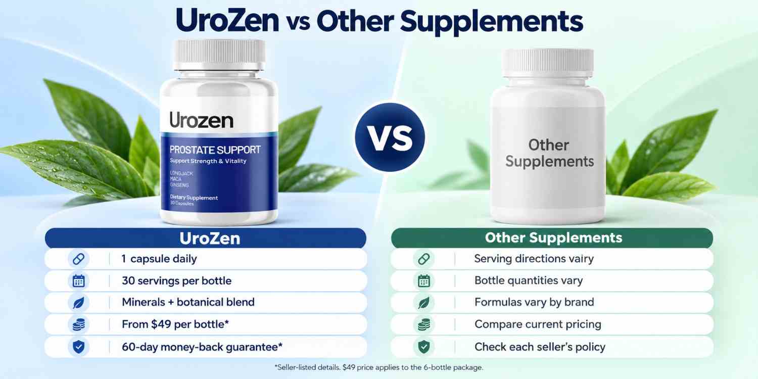 UroZen vs Other Supplements
