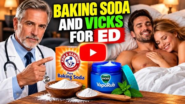 baking soda and Vicks for ED