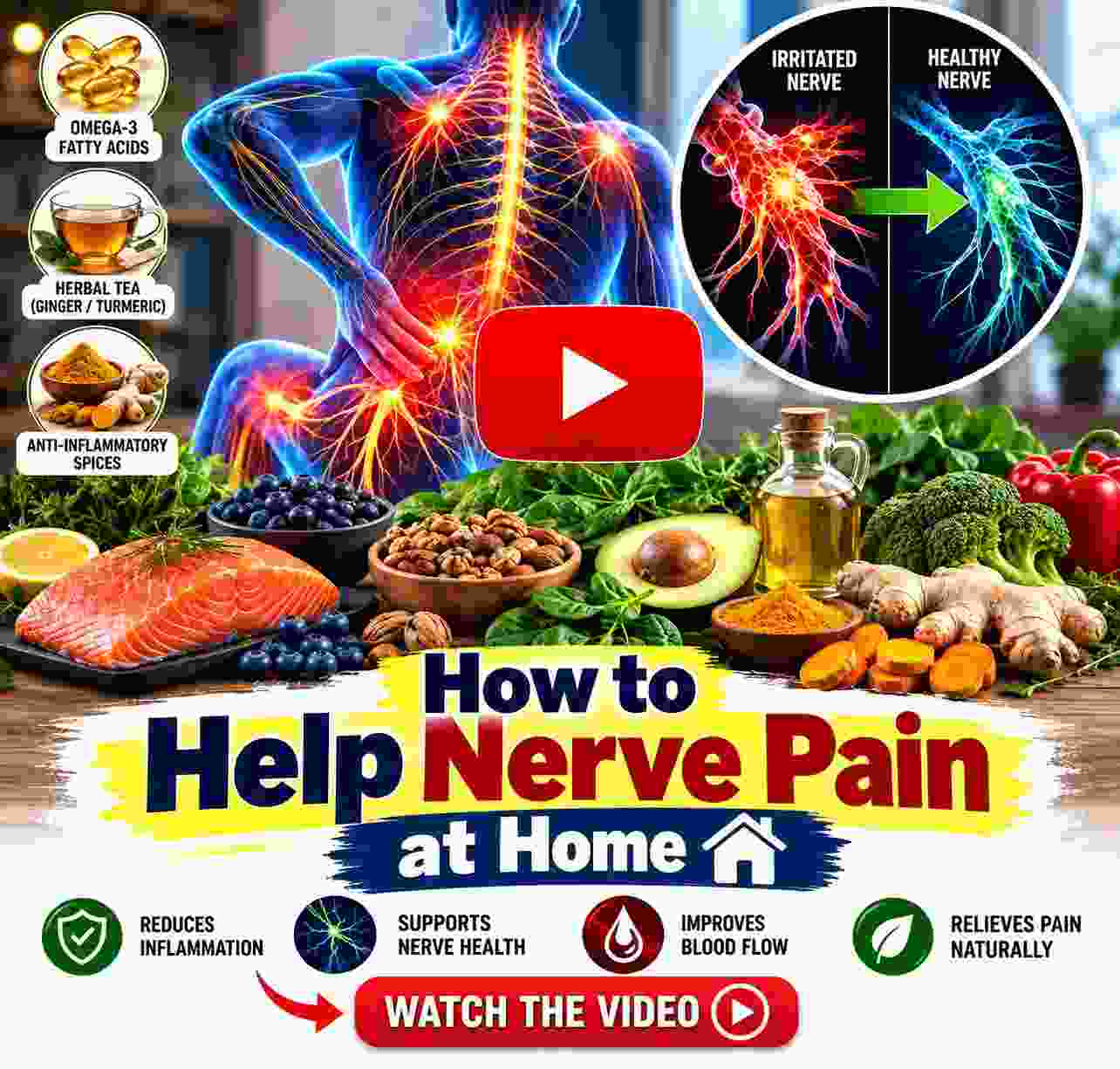 how to help nerve pain home