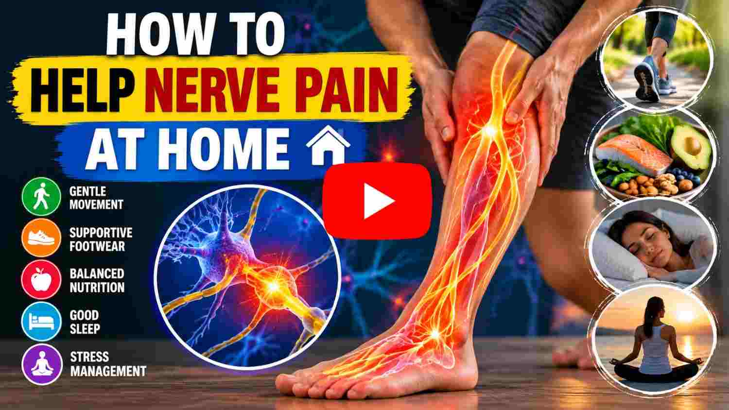 how to help nervepain at home