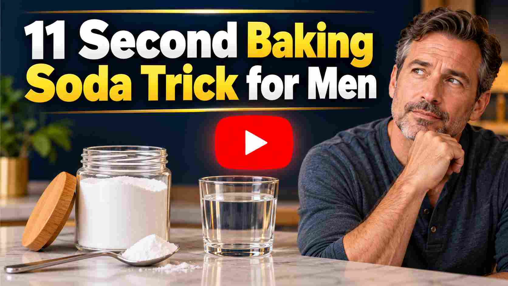 11 Second Baking Soda Trick for Men