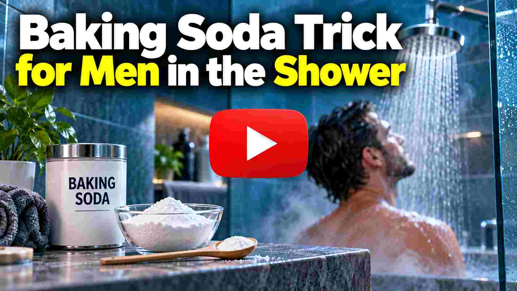 Baking Soda Trick for Men in the Shower