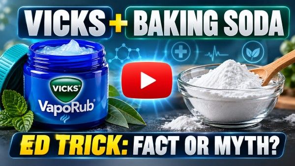 vicks baking soda ed trick